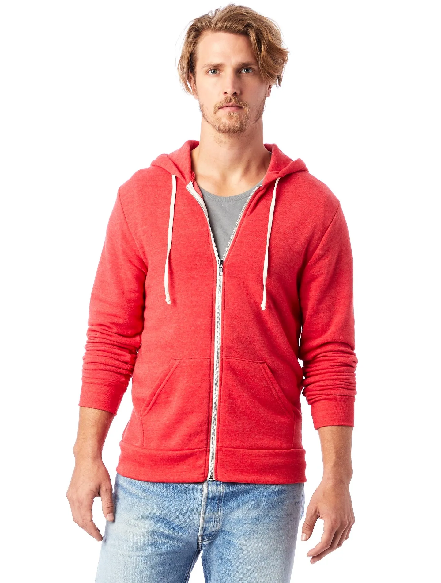09590F2 Alternative Apparel Rocky Eco-Fleece Zip Hoodie