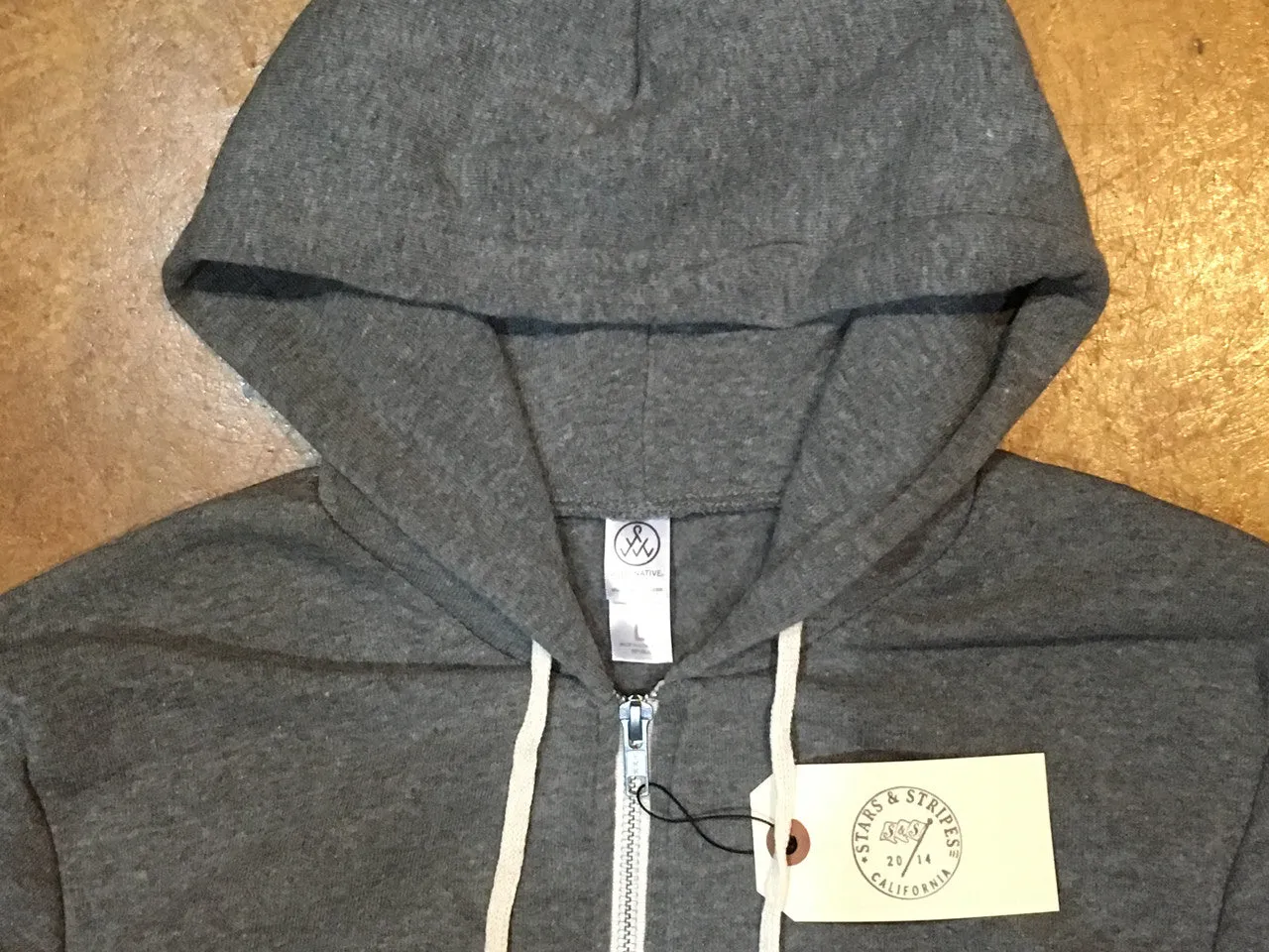 09590F2 Alternative Apparel Rocky Eco-Fleece Zip Hoodie