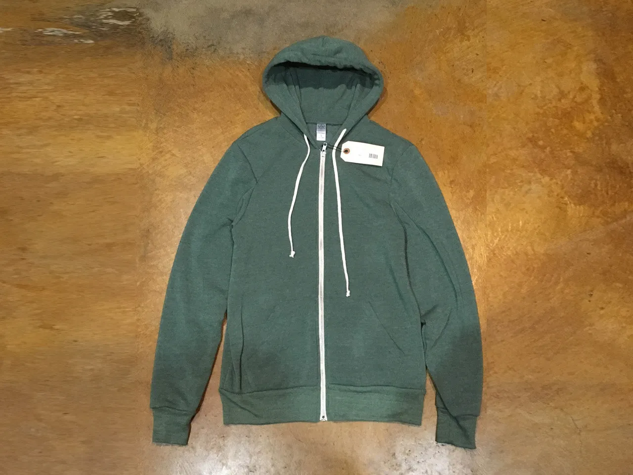 09590F2 Alternative Apparel Rocky Eco-Fleece Zip Hoodie