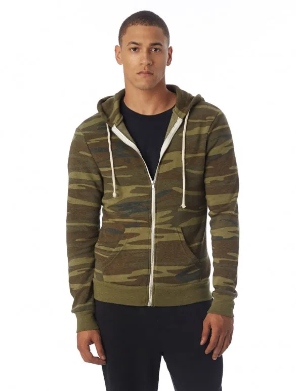 09590F2 Alternative Apparel Rocky Eco-Fleece Zip Hoodie