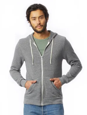 09590F2 Alternative Apparel Rocky Eco-Fleece Zip Hoodie