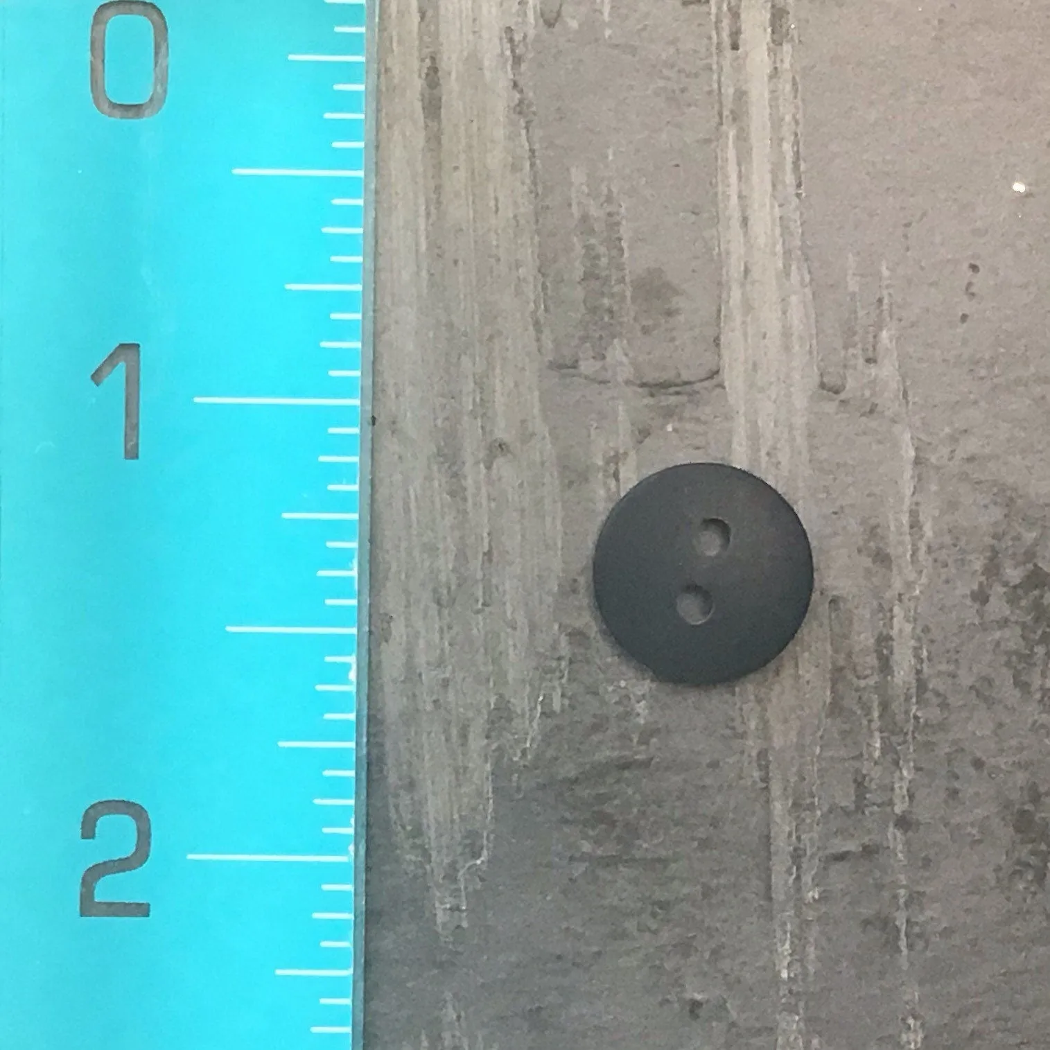1/2" SMALL BLACK Buttons for Clothing / 2 Hole Black Wholesale Buttons / Shirt Buttons / Dress Buttons 66