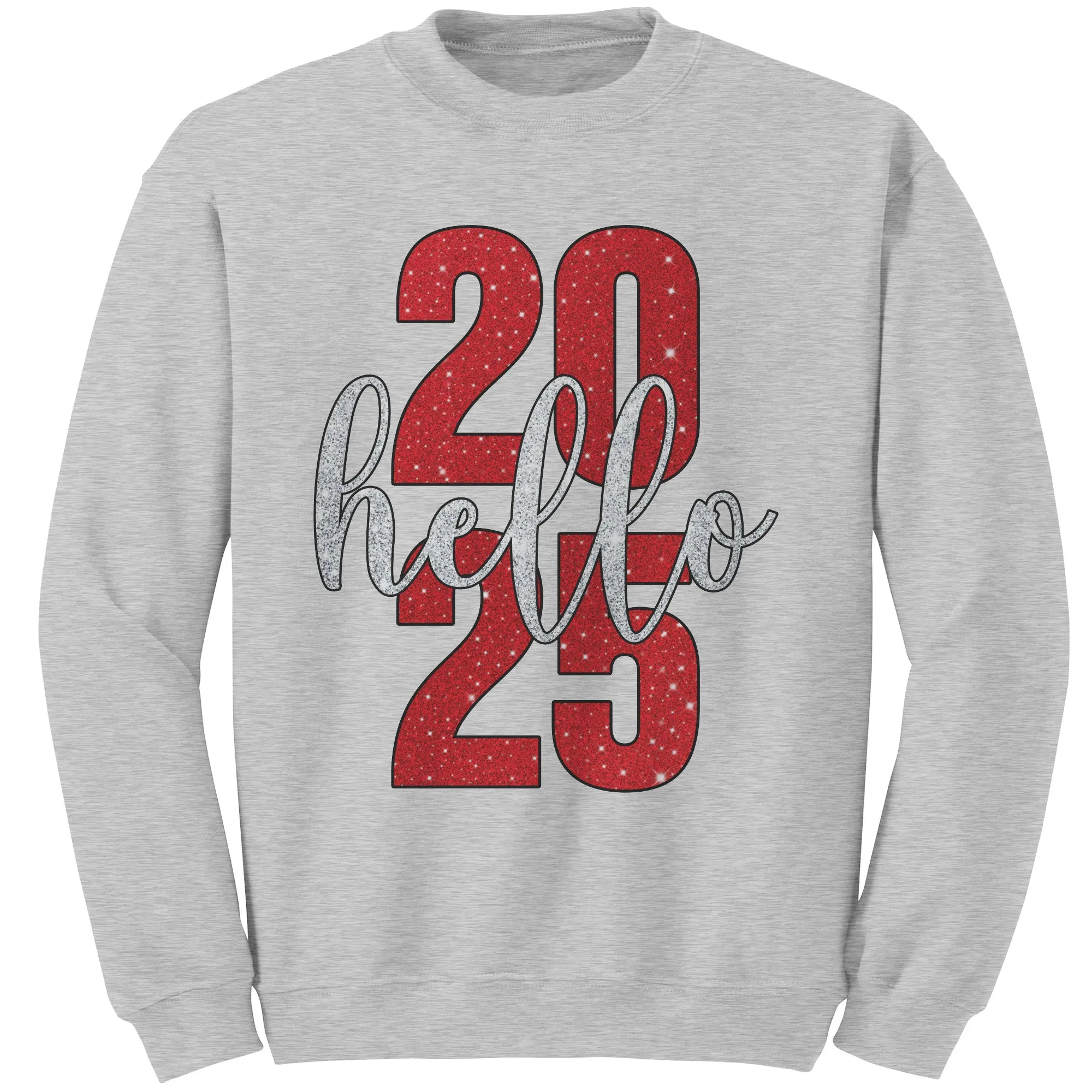 2025 New Year Sweatshirt, Hello 2025 Sweatshirt, New Year Gift, New Year 2025 Family Sweatshirt, Christmas Sweatshirt Christmas Gift For Her