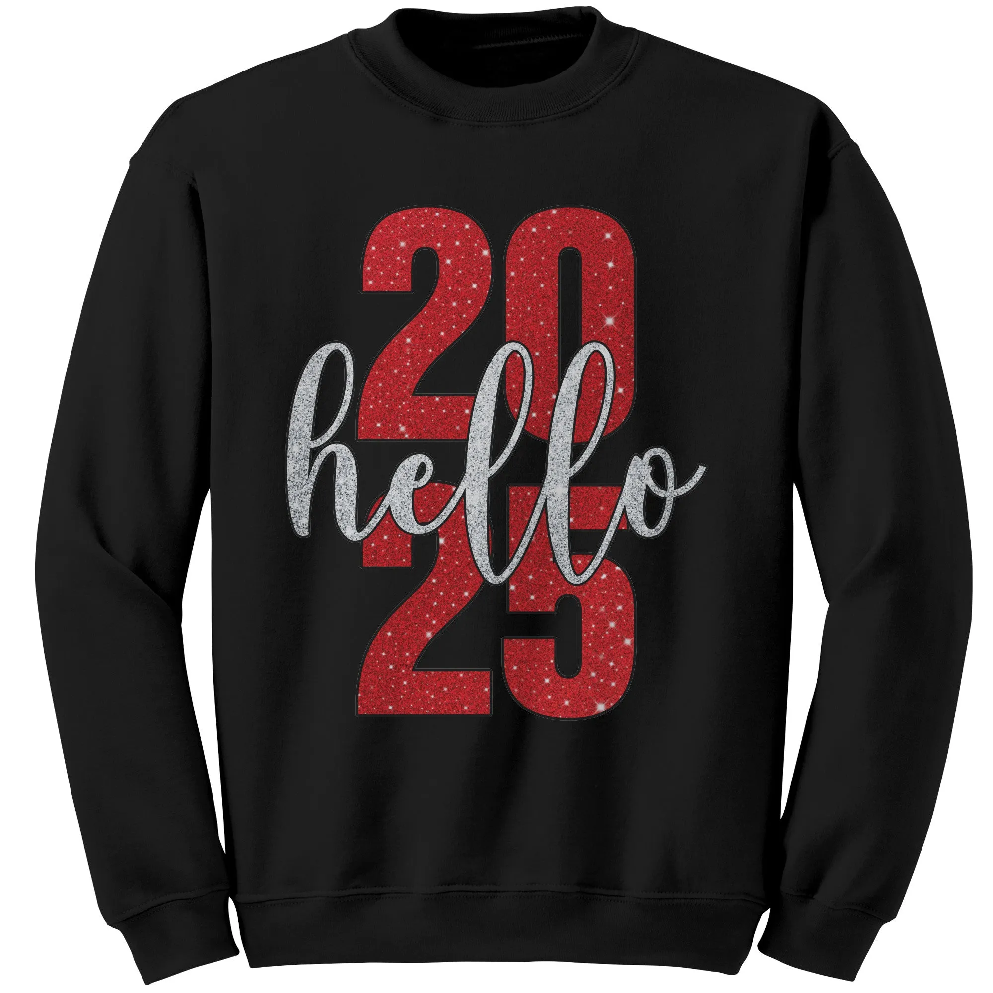 2025 New Year Sweatshirt, Hello 2025 Sweatshirt, New Year Gift, New Year 2025 Family Sweatshirt, Christmas Sweatshirt Christmas Gift For Her