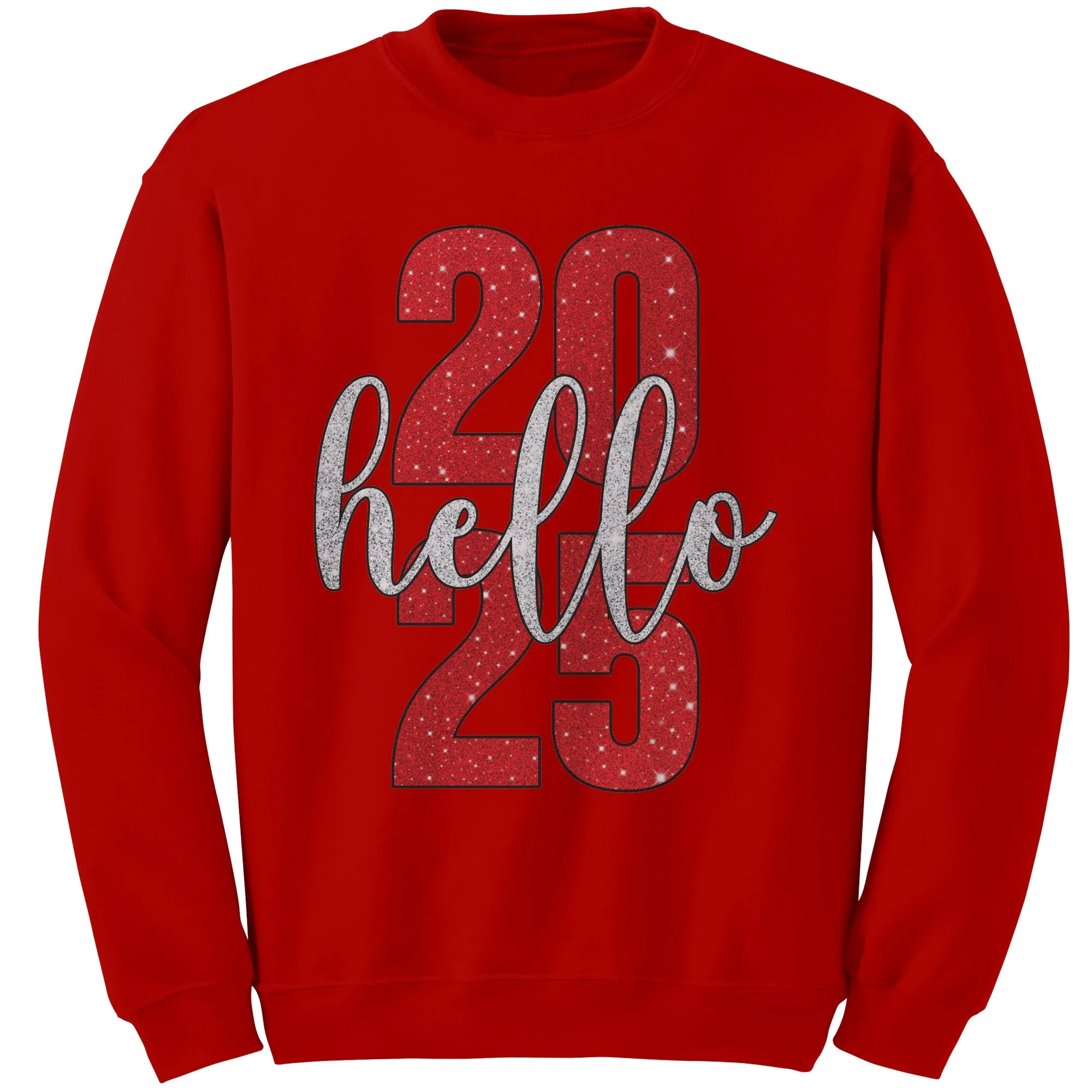 2025 New Year Sweatshirt, Hello 2025 Sweatshirt, New Year Gift, New Year 2025 Family Sweatshirt, Christmas Sweatshirt Christmas Gift For Her