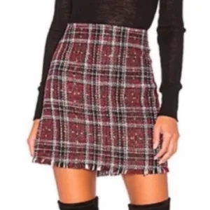 9. Sanctuary Plaid Mini Skirt Size Large