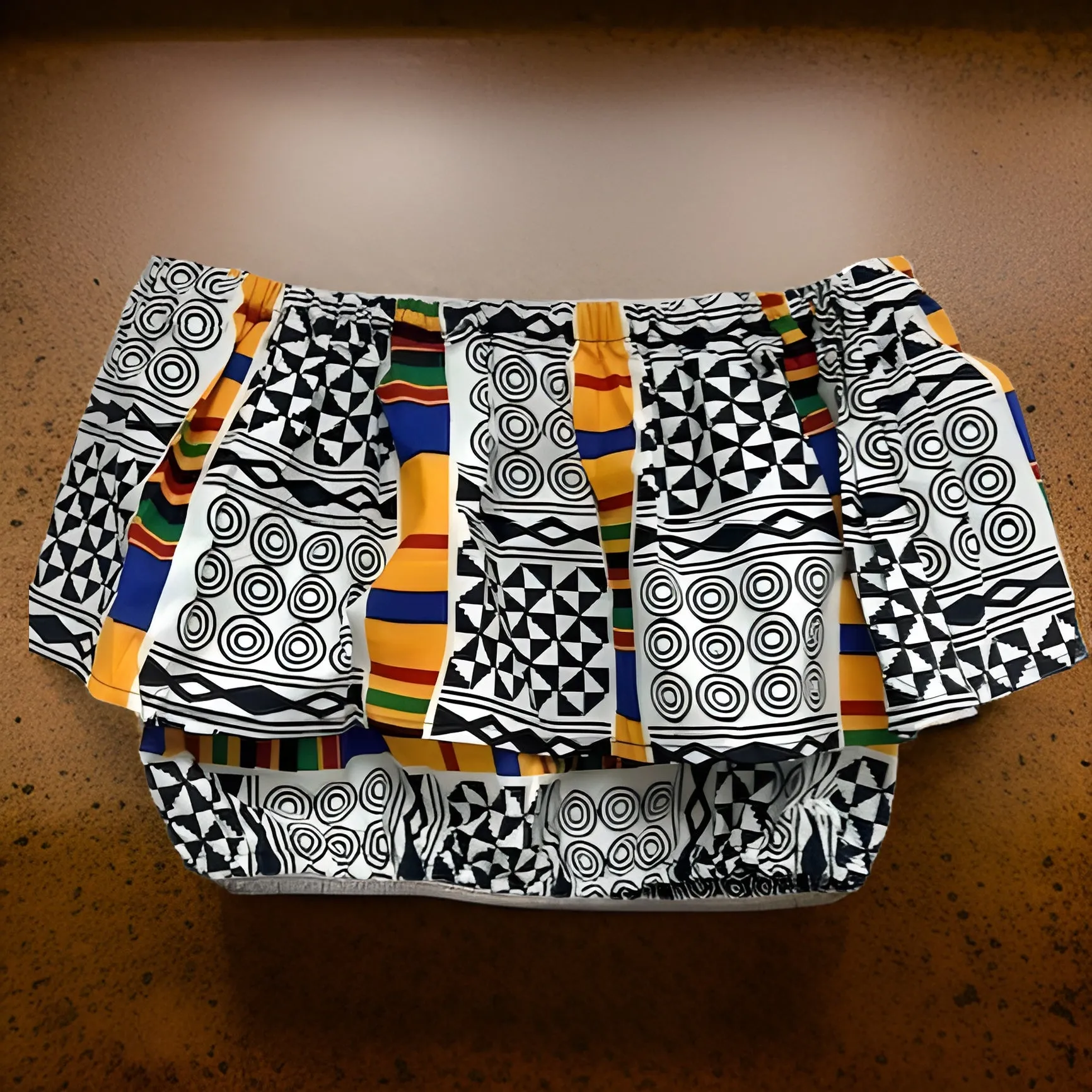 African Tribal Print Crop Top