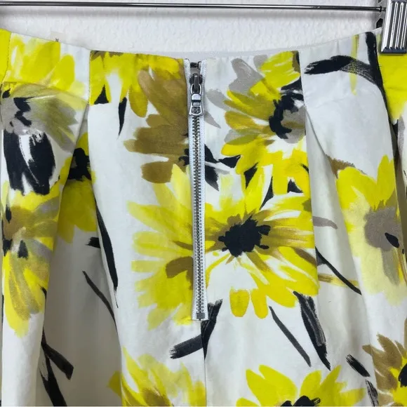 Alice and Olivia Skirt Womens Six Floral Mini Pleated Feminine Preppy Cottage