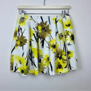 Alice and Olivia Skirt Womens Six Floral Mini Pleated Feminine Preppy Cottage
