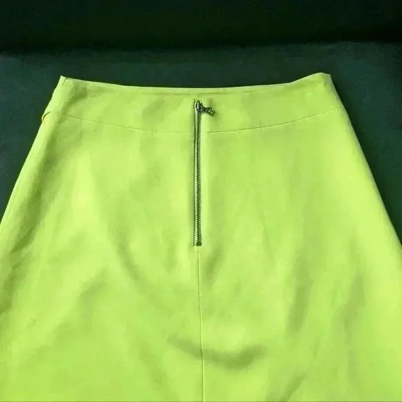 Alice   Olivia Shaylee Wrap Neon Yellow Mini Skirt -Bnwot size 4
