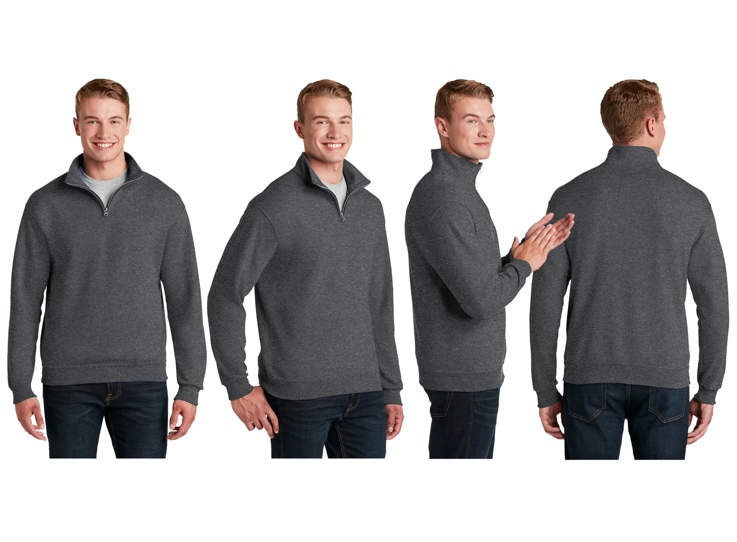 Alpha Kappa Psi Quarter Zip Sweatshirt - Custom Chapter
