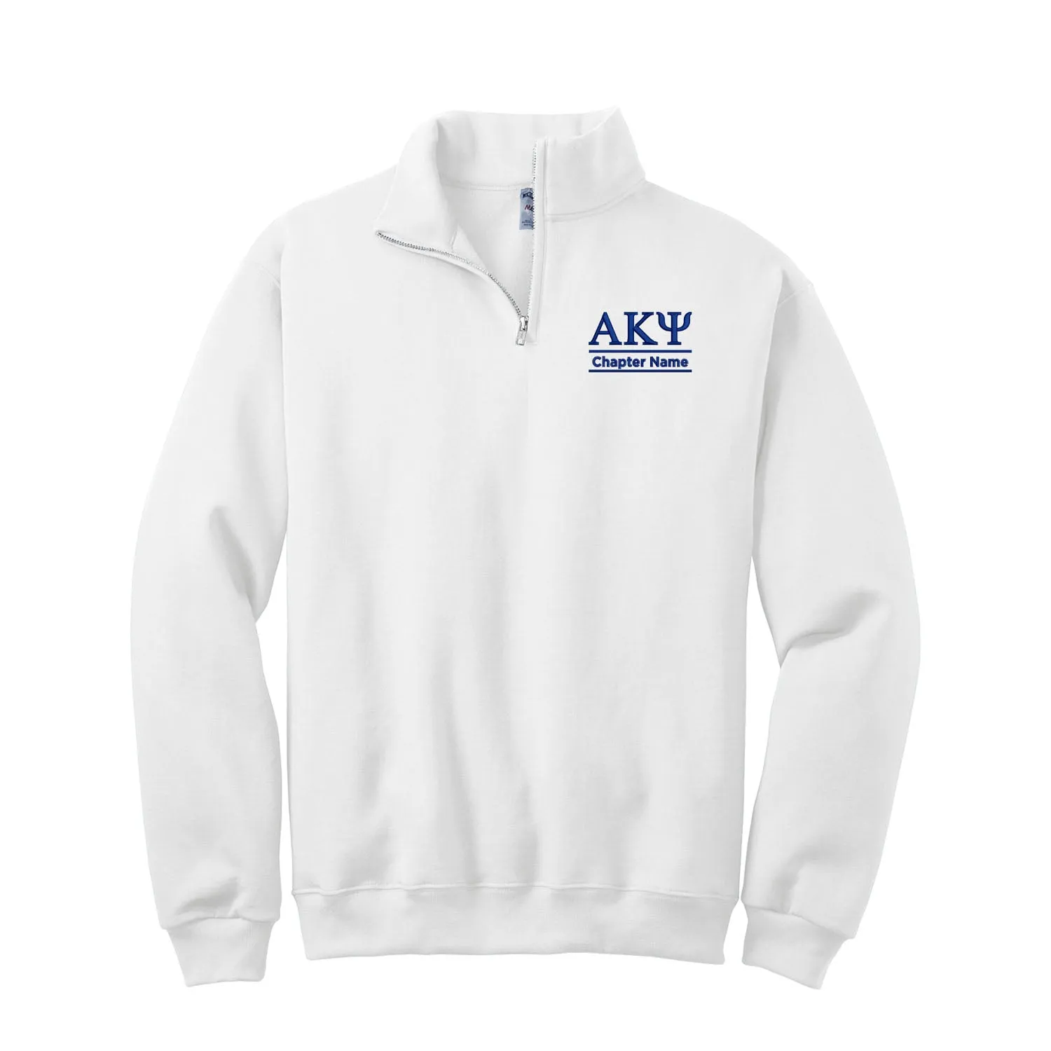 Alpha Kappa Psi Quarter Zip Sweatshirt - Custom Chapter