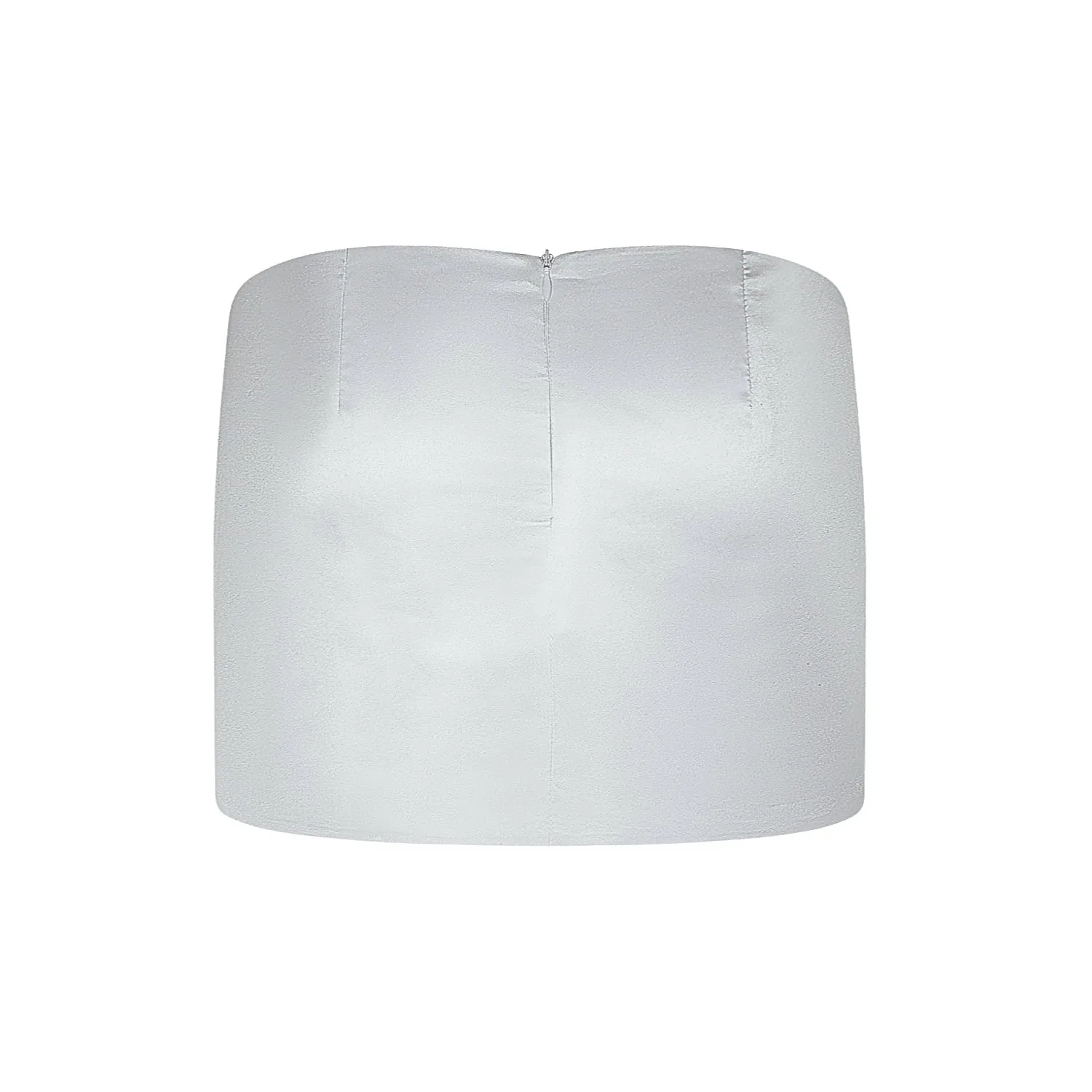Amorata White Micro Mini Skirt