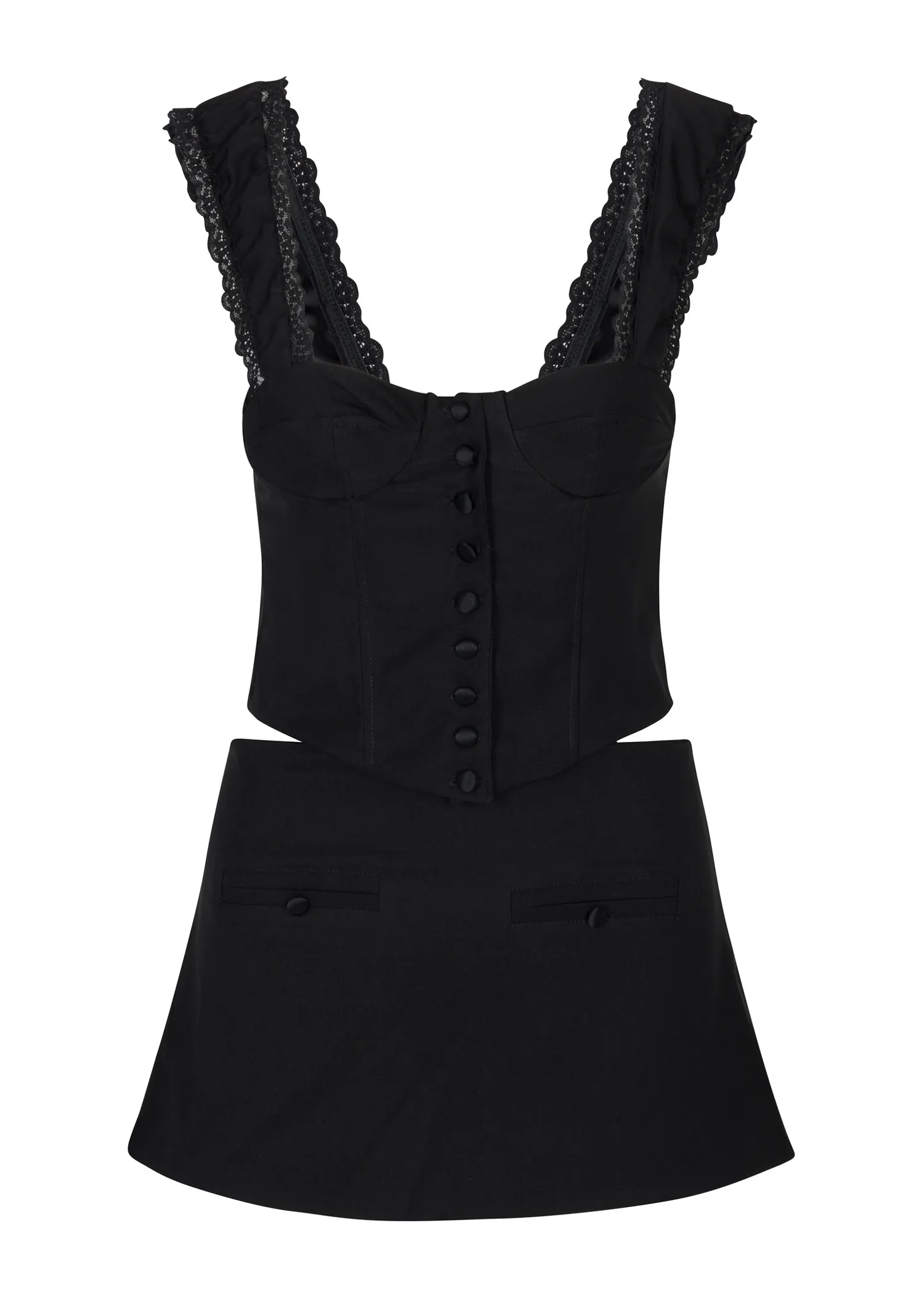 Amour Mini Skirt | Black