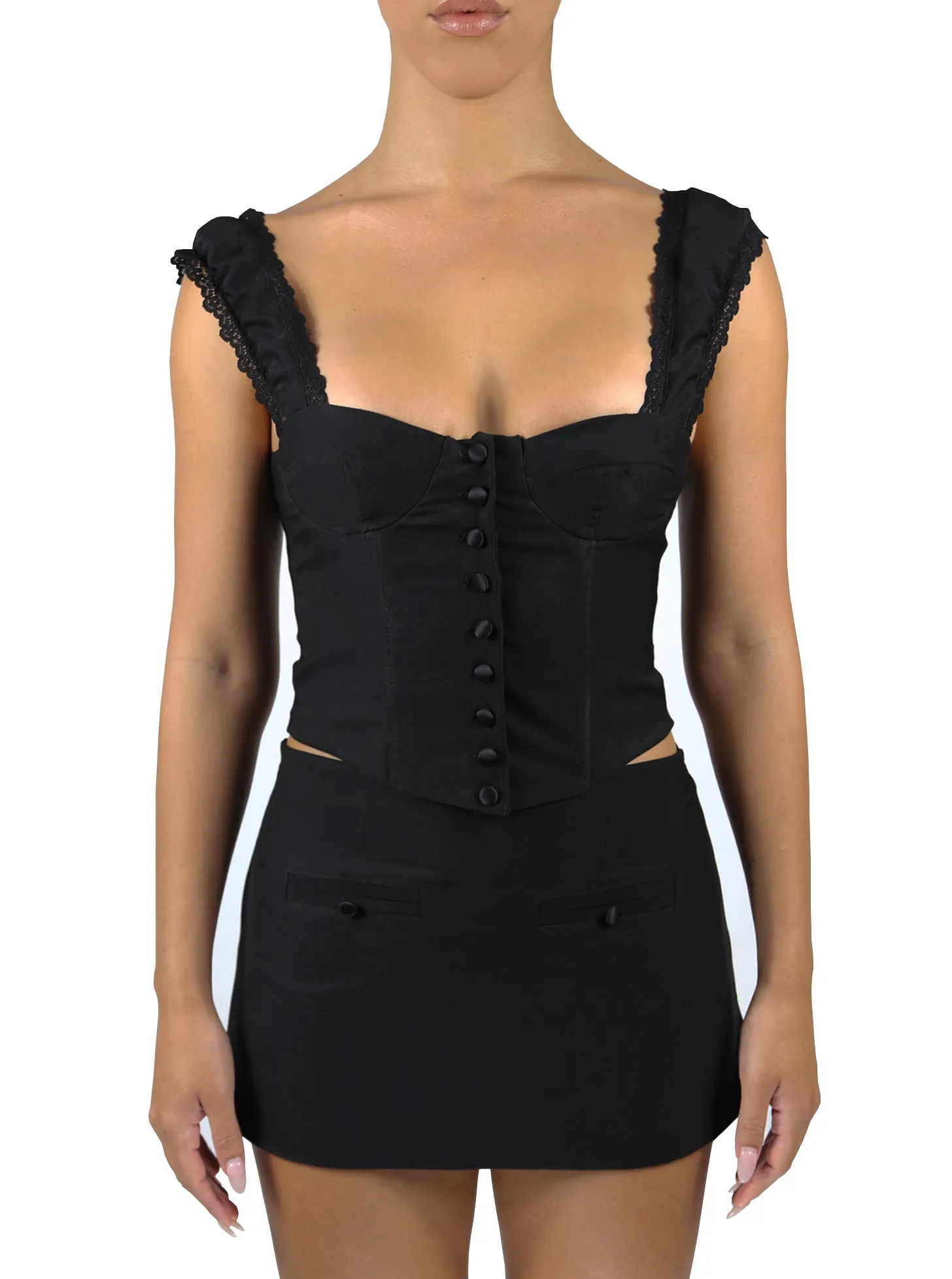 Amour Mini Skirt | Black