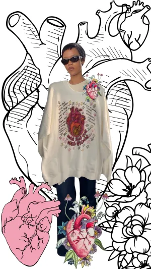 Anatomical heart Jacket/ Sweatshirt
