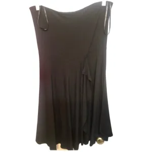 ANNE KLEIN Size M black strapless mini versatile can be worn as a skirt