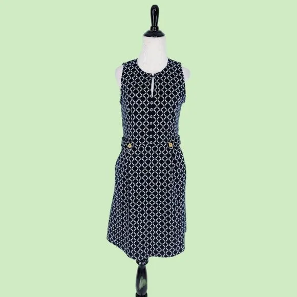 Anthropologie Tabitha Lorel Sleeveless Dress 4‎ Navy