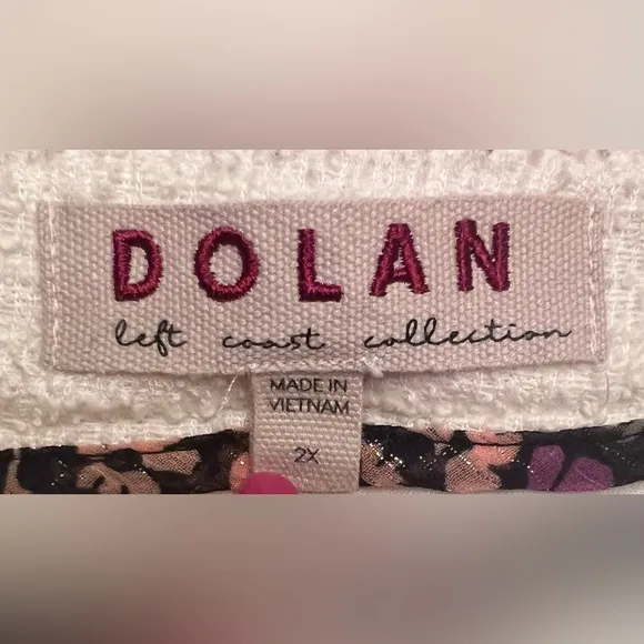 Anthropologie x Dolan‎ Left Coast Tulley Embroidered Textured Mini Skirt Size 2X