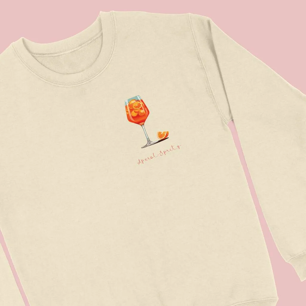 Aperol Spritz Cocktail Women's Sweatshirt