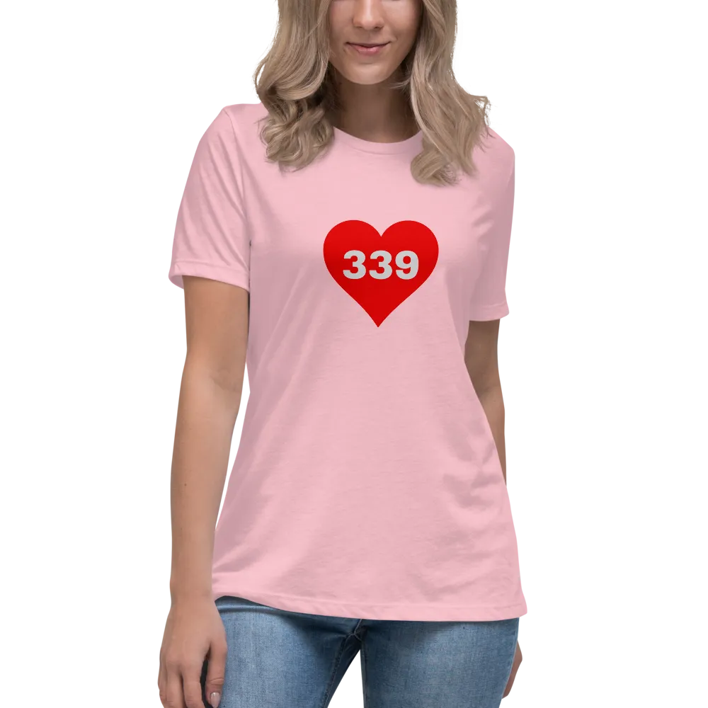 AREA CODE 339 Women's Relaxed T-Shirt
