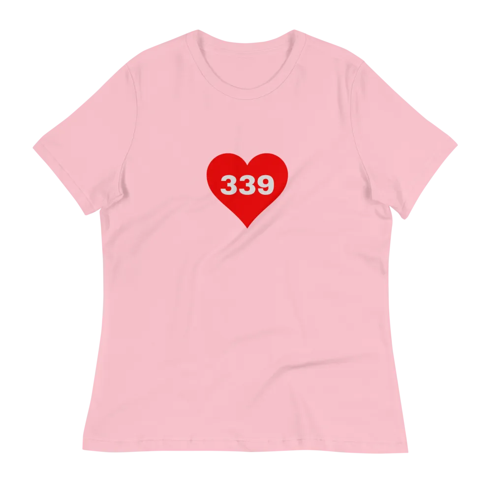 AREA CODE 339 Women's Relaxed T-Shirt