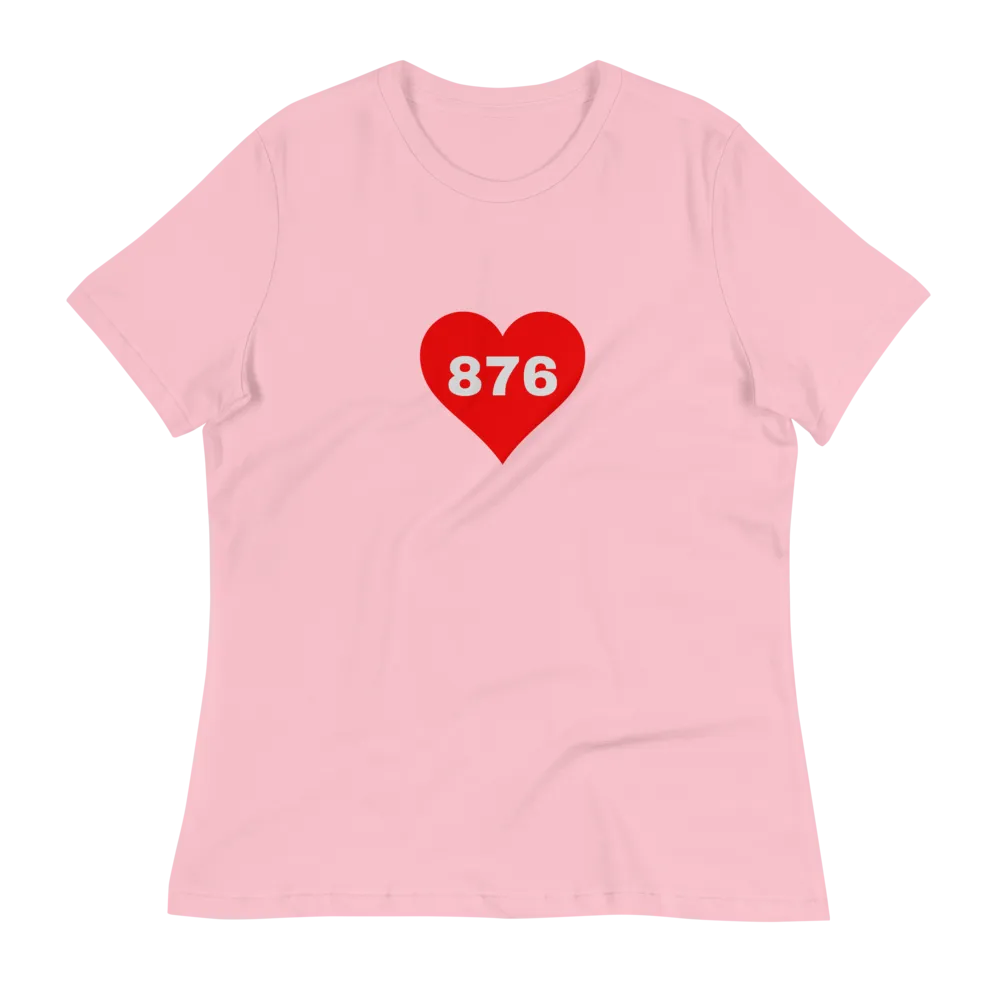 AREA CODE 876 Women's Relaxed T-Shirt