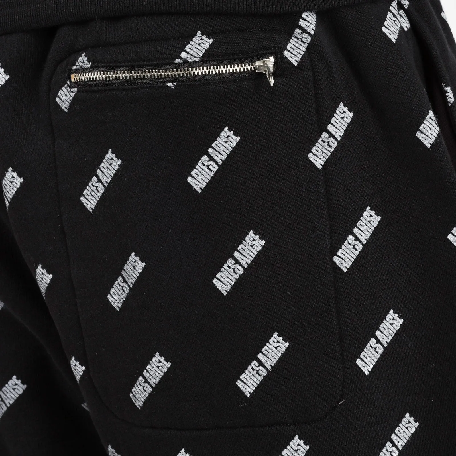 Aries Arise Unisex Black Aries Print Sweat Pants $195 NEW