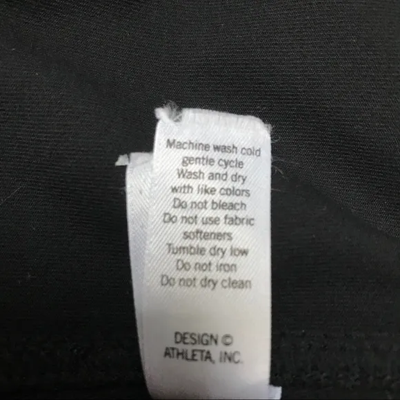 Athleta Maroon Black Skirt Leggings Combo, EUC XST