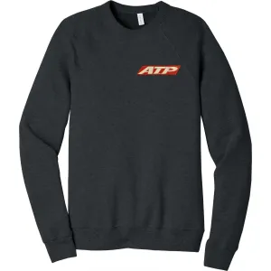 ATP Unisex Sponge Fleece Raglan Sweatshirt Heathered Navy