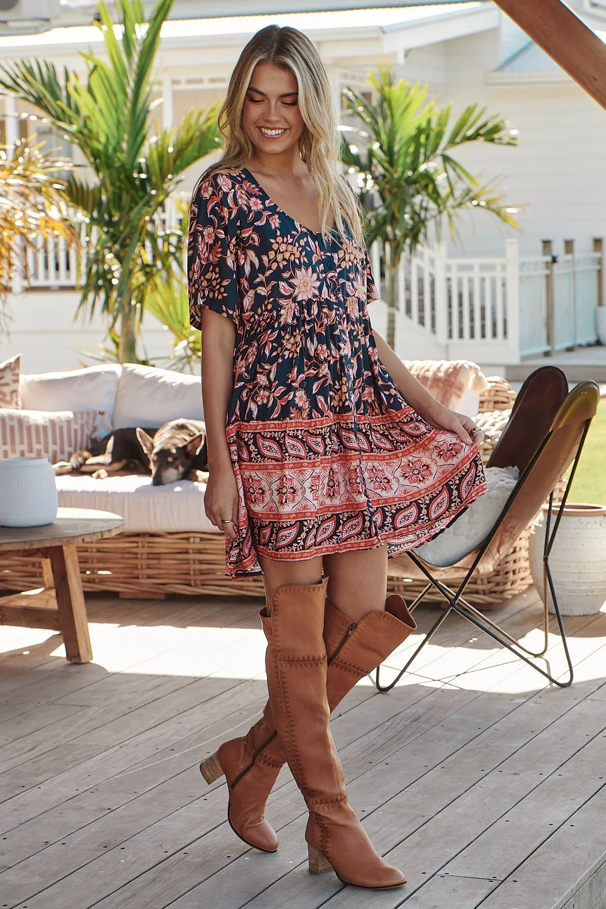 Avie Mini Dress - Auguste