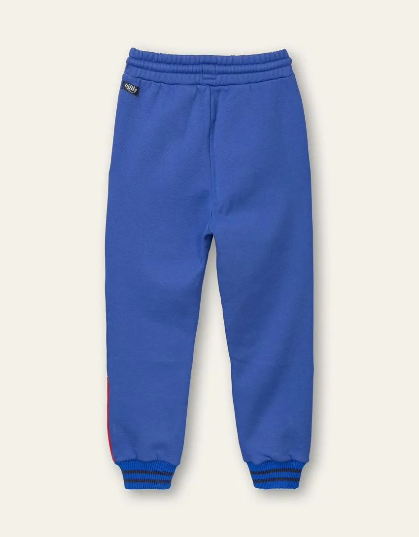 AW21 Oilily Boys Pombres Blue Sweat Pants 50