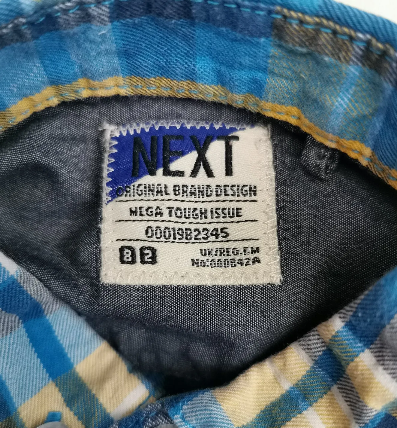 BABY BOY SIZE 12/18 MONTHS - NEXT 82, Long-sleeve Dress Shirt EUC B34