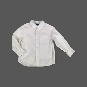 BABY BOY SIZE 18/24 MONTHS - H&M, Long-sleeve Dress Shirt EUC B34