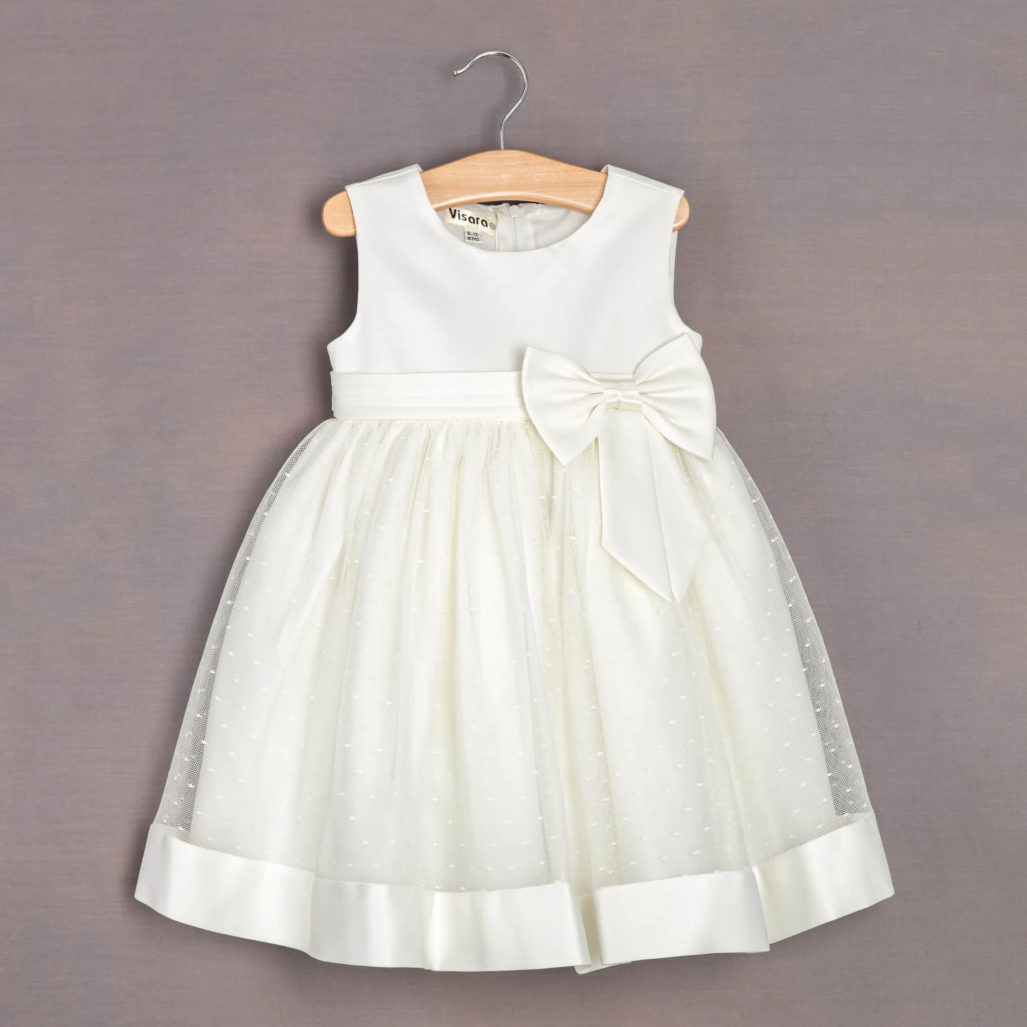 Baby Grace Dress - Ivory