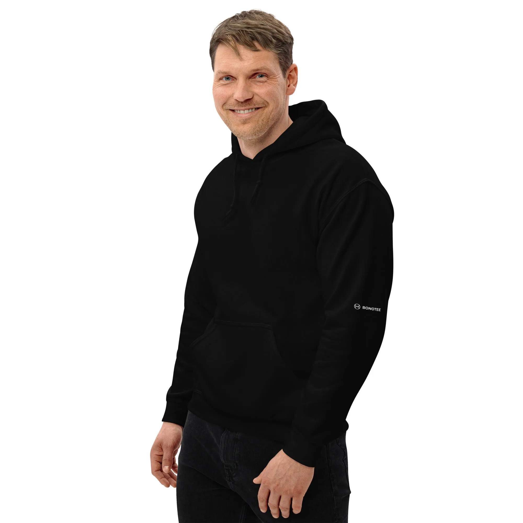 Back Printed Men's Hoodie BLACK PANTHER