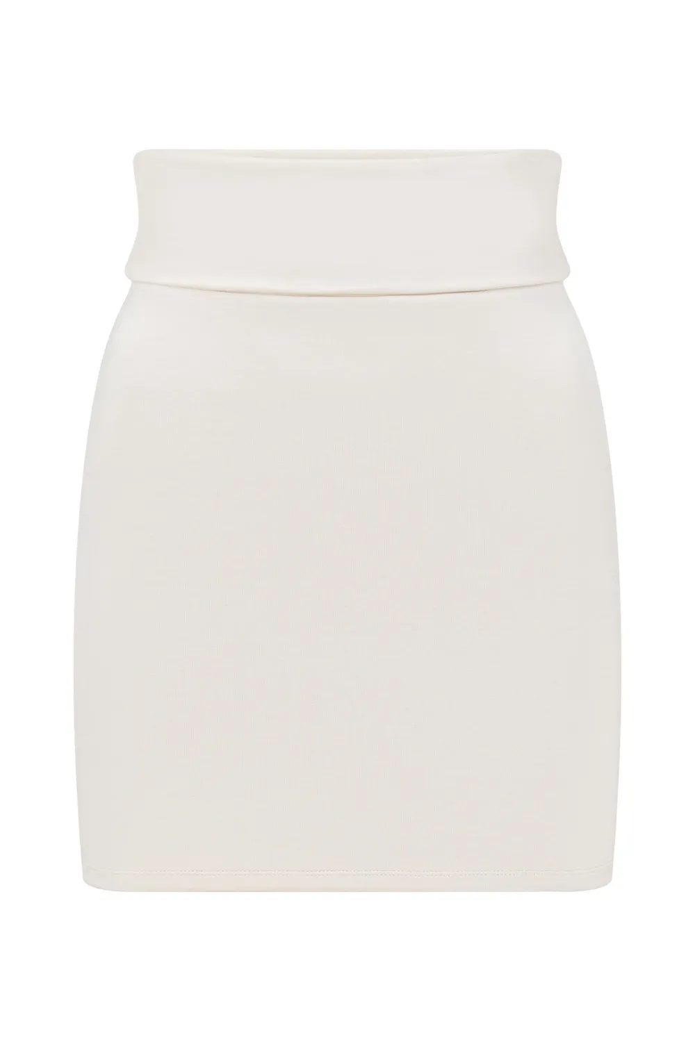 Bamboo Delos Mini Skirt - Off White