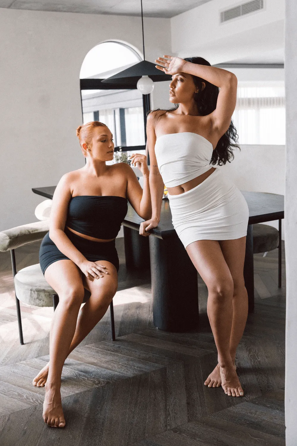 Bamboo Delos Mini Skirt - Off White