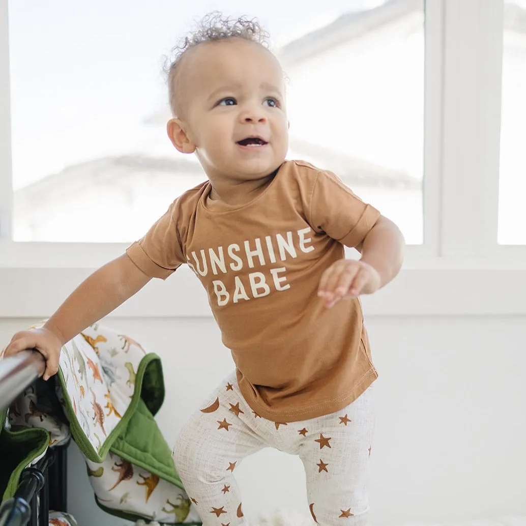 Bamboo Sunshine Tee- Almond