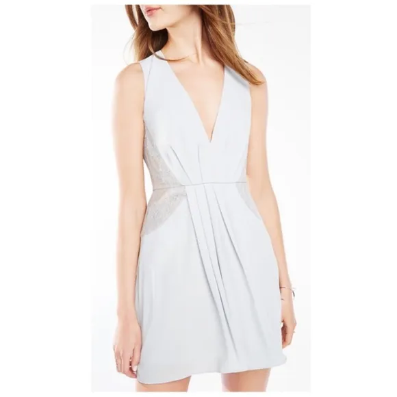 BCBGMaxazria Haze Rania Lace Insert Mini Dress