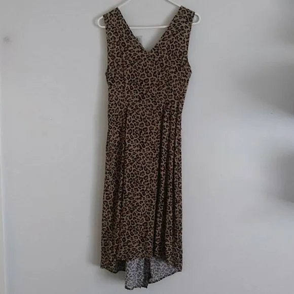 BeachLunchlounge Animal Print Dress sz S/P