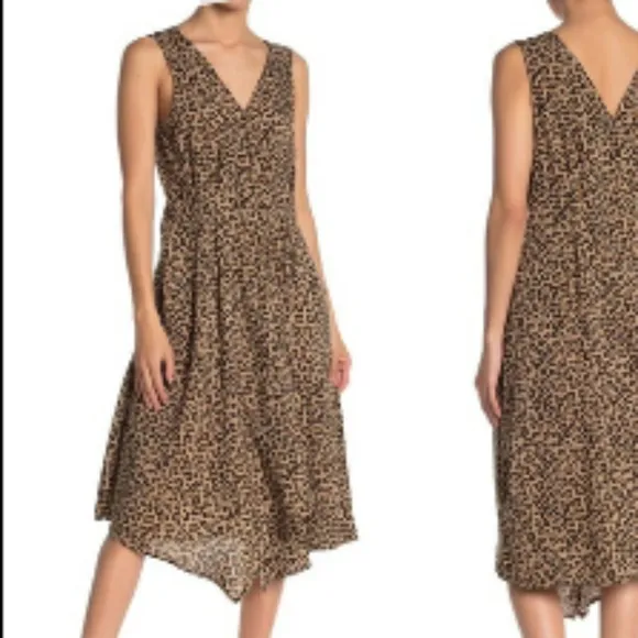 BeachLunchlounge Animal Print Dress sz S/P