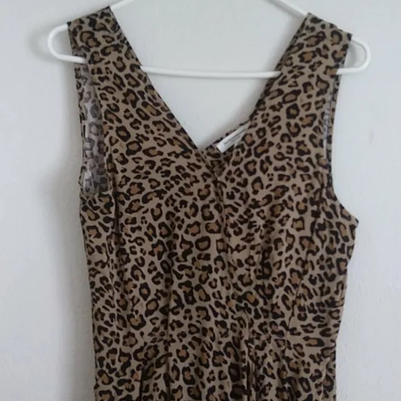 BeachLunchlounge Animal Print Dress sz S/P