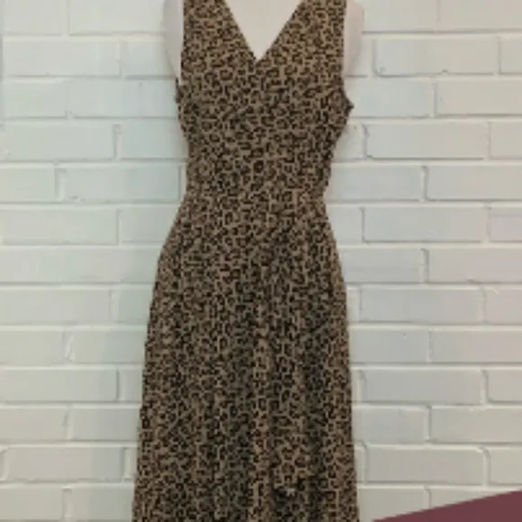 BeachLunchlounge Animal Print Dress sz S/P
