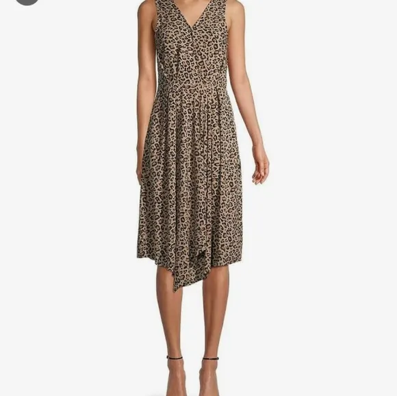 BeachLunchlounge Animal Print Dress sz S/P