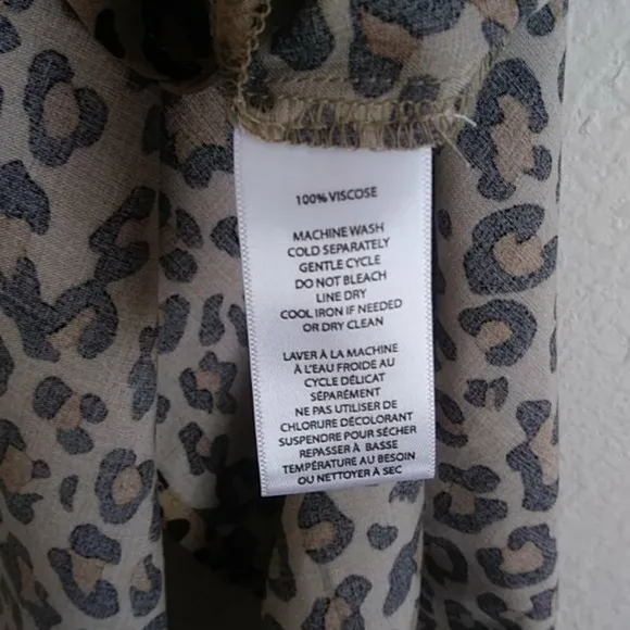 BeachLunchlounge Animal Print Dress sz S/P