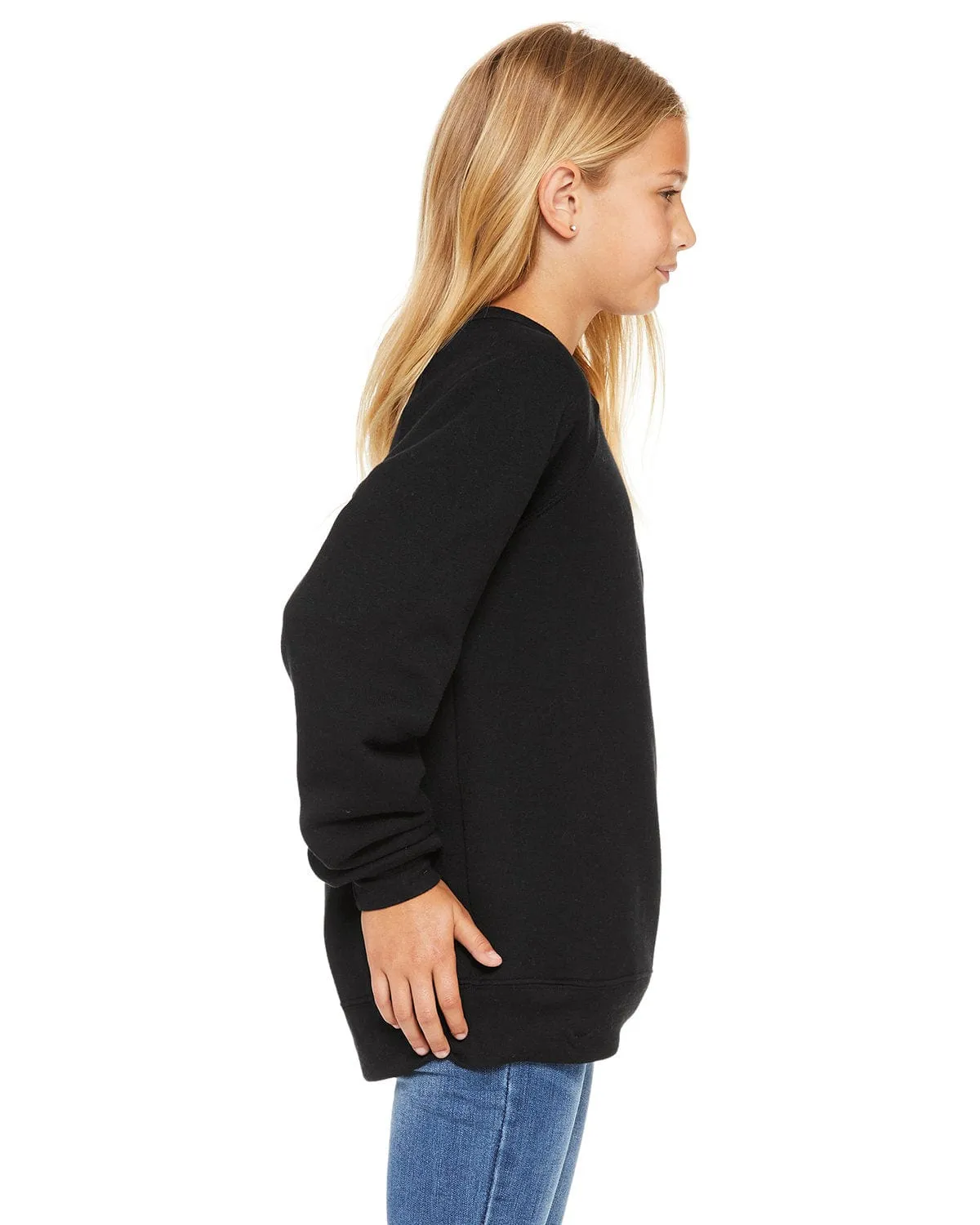 Bella Canvas Youth Sponge Fleece Raglan Sweatshirt