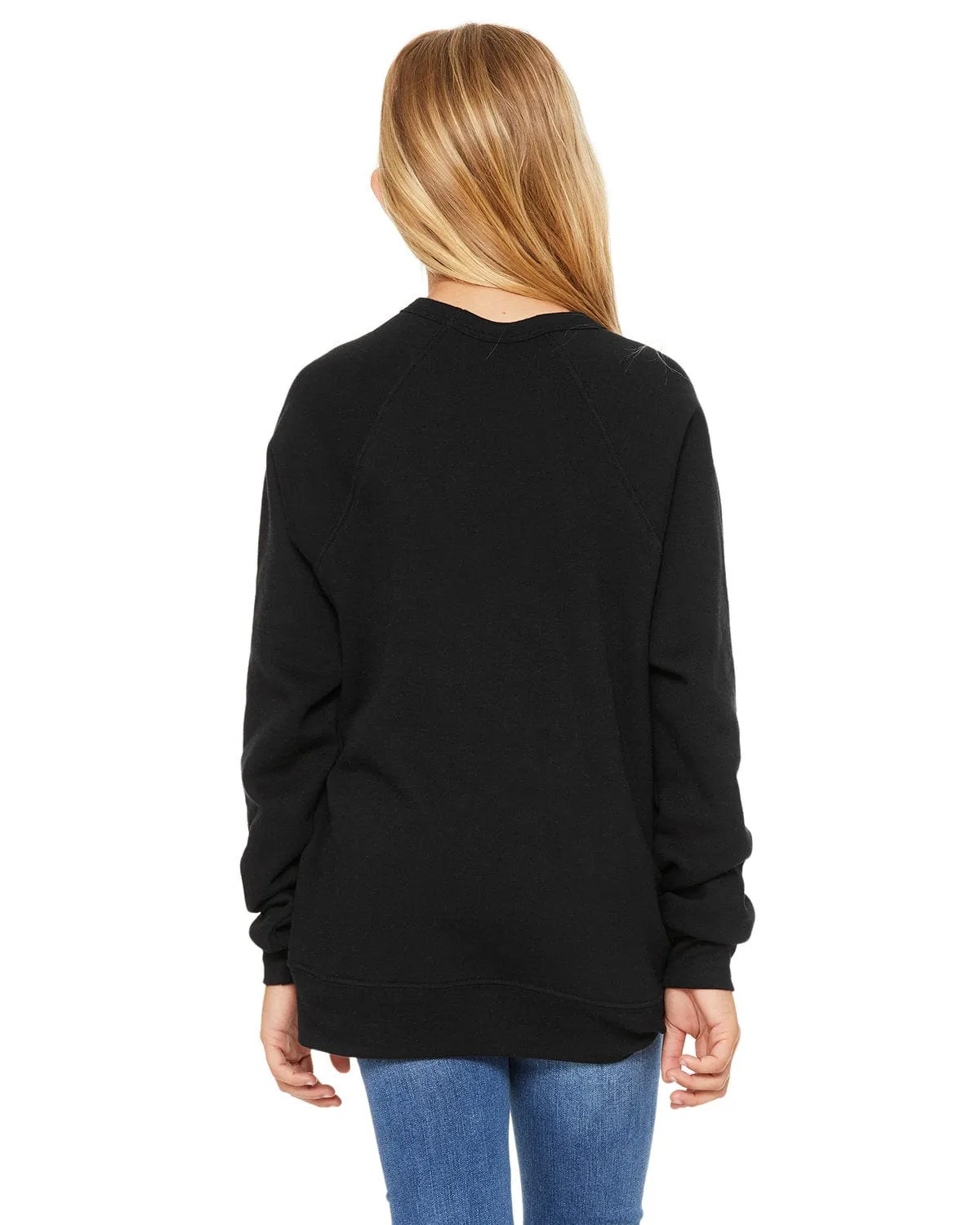 Bella Canvas Youth Sponge Fleece Raglan Sweatshirt
