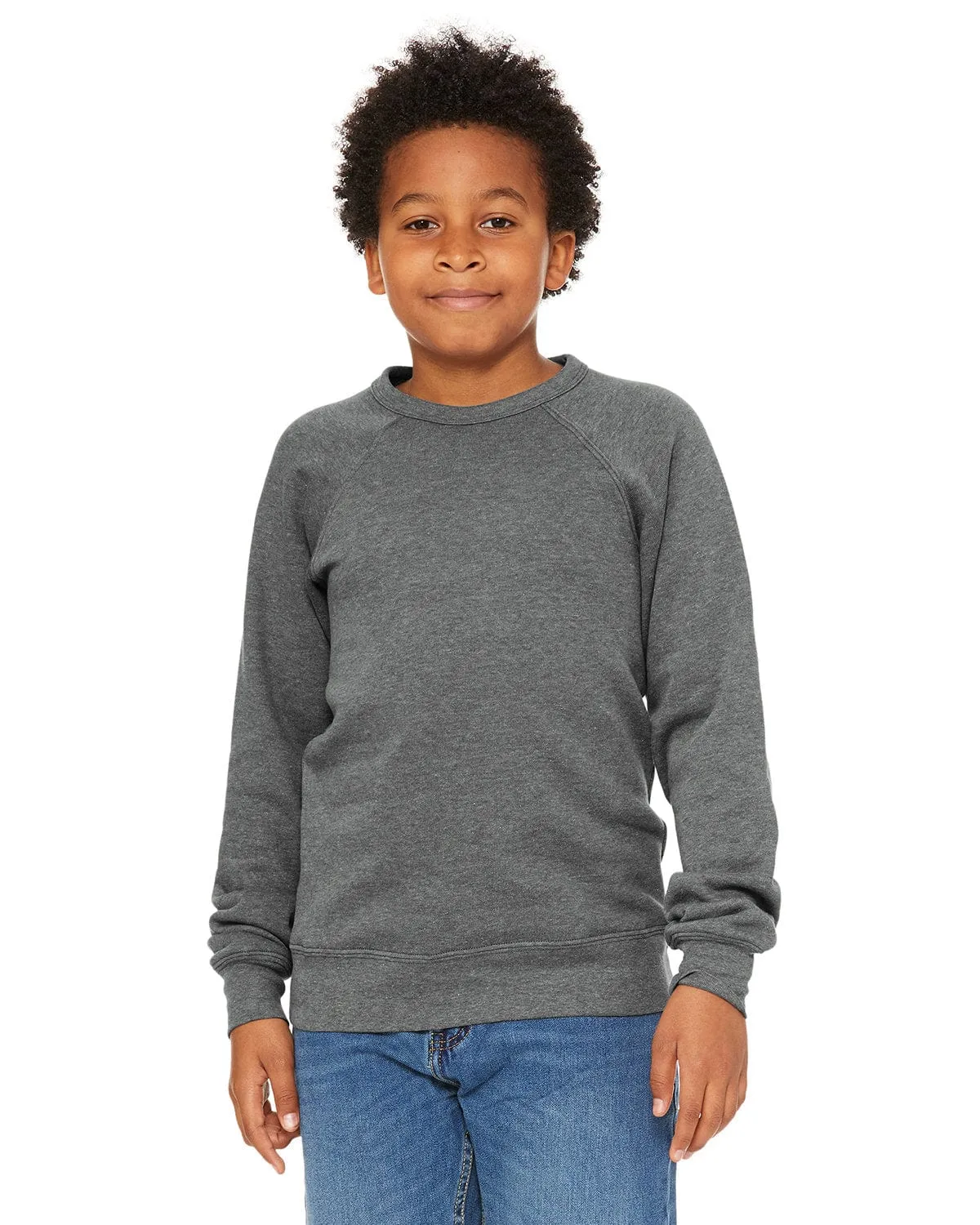 Bella Canvas Youth Sponge Fleece Raglan Sweatshirt