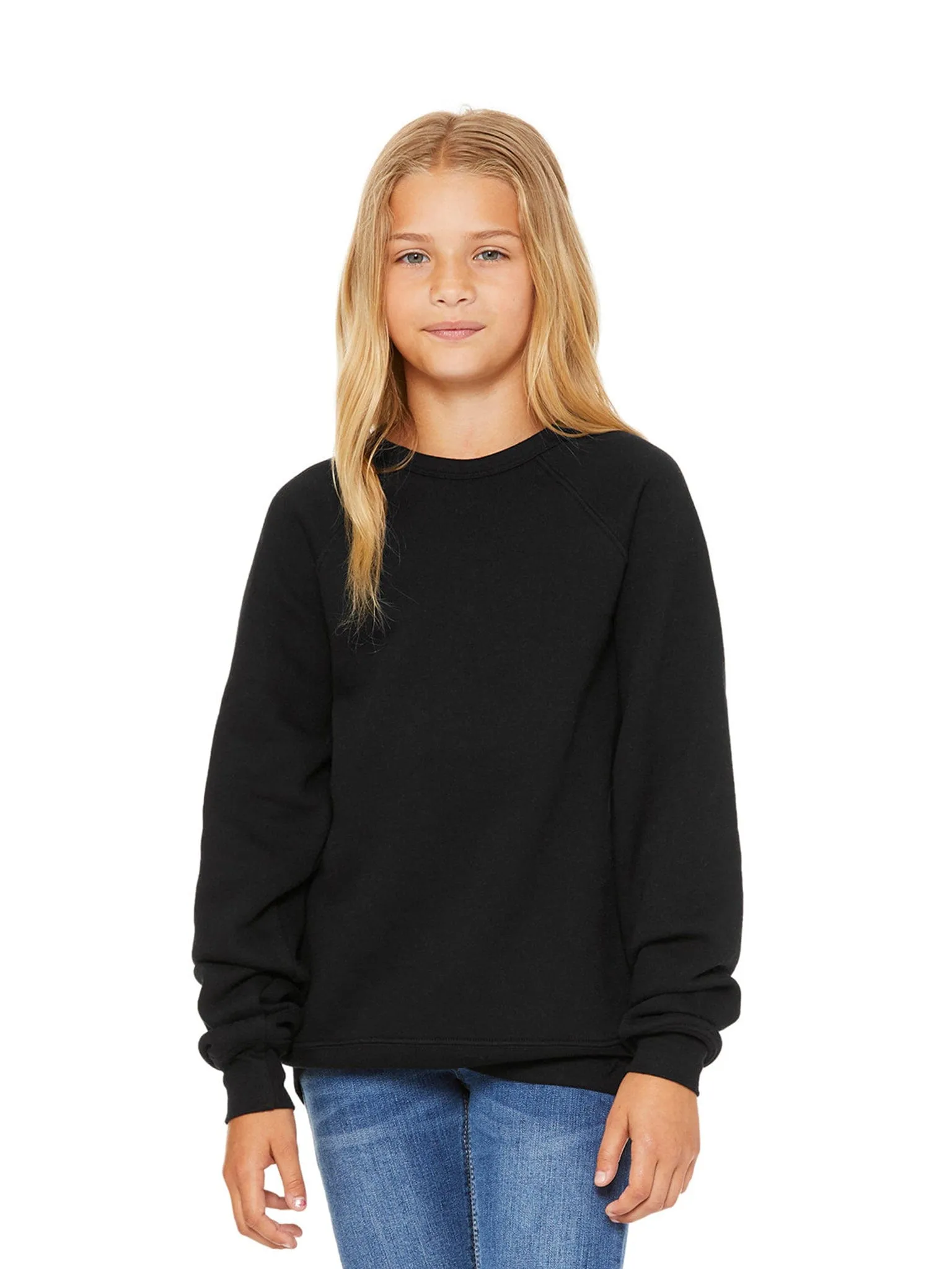 Bella Canvas Youth Sponge Fleece Raglan Sweatshirt